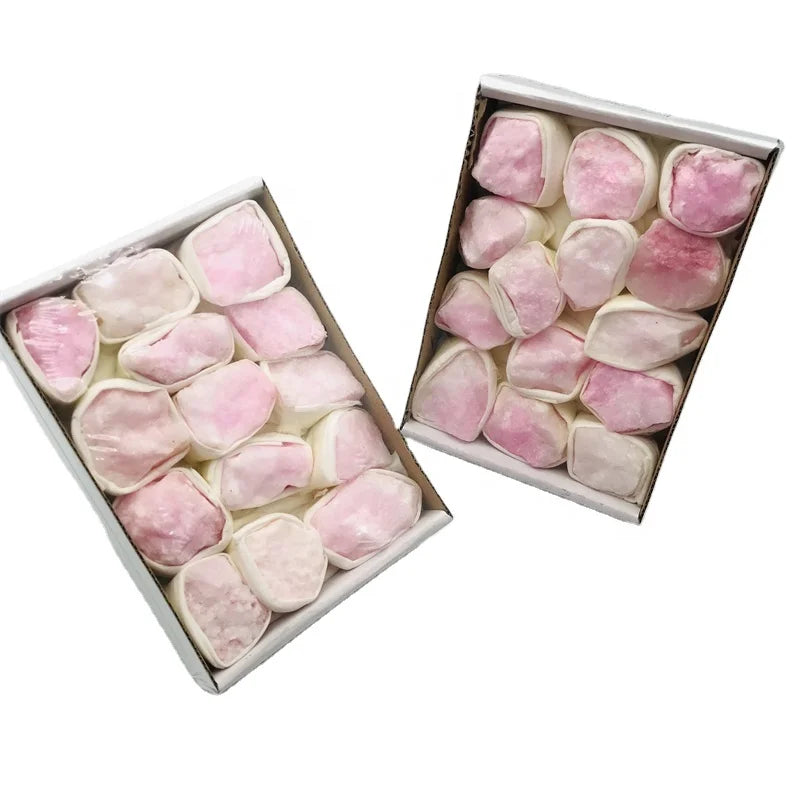 Wholesale Natural Crystals Healing Stones Raw Rough Pink Aragonite Box for Gifts Decoration