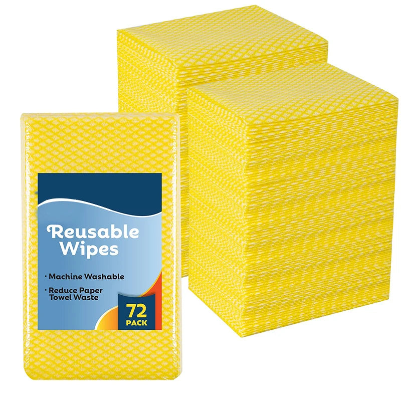 Wholesale Biodegradable 78pc 30x50cm Reusable Cleaning Cloths Nonwoven Fabric Disposable Cleaning Cloths