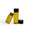 Mini Sample Glass Vial Factory Supply Cylinder Shape 1ml 2ml 3ml 5ml Capacity Sealed with Dropper for Cosmetic Oil Packaging
