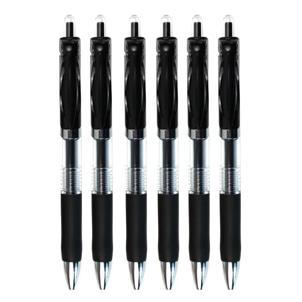 Good Quality Classic Press Neutral Pen Custom LOGO Spring Head K35 Bullet Head 0.5mm Fountain Pen Learning Supplies