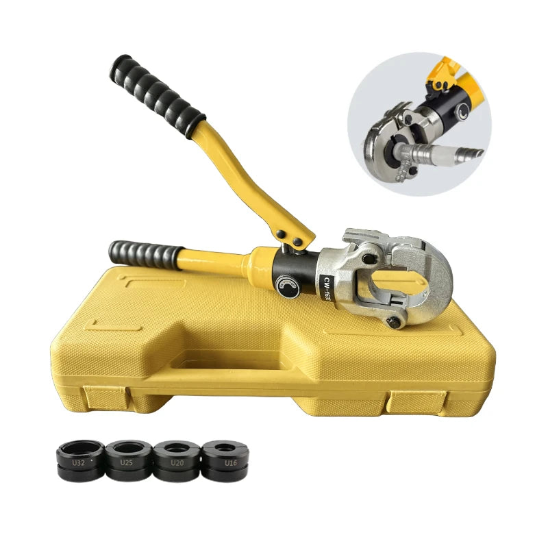 Portable Hydraulic PEX Copper Pipe Press Tool Machine DIY High-Pressure Steel Crimping Dies U V M VAU VUS 1 HVAC Fittings