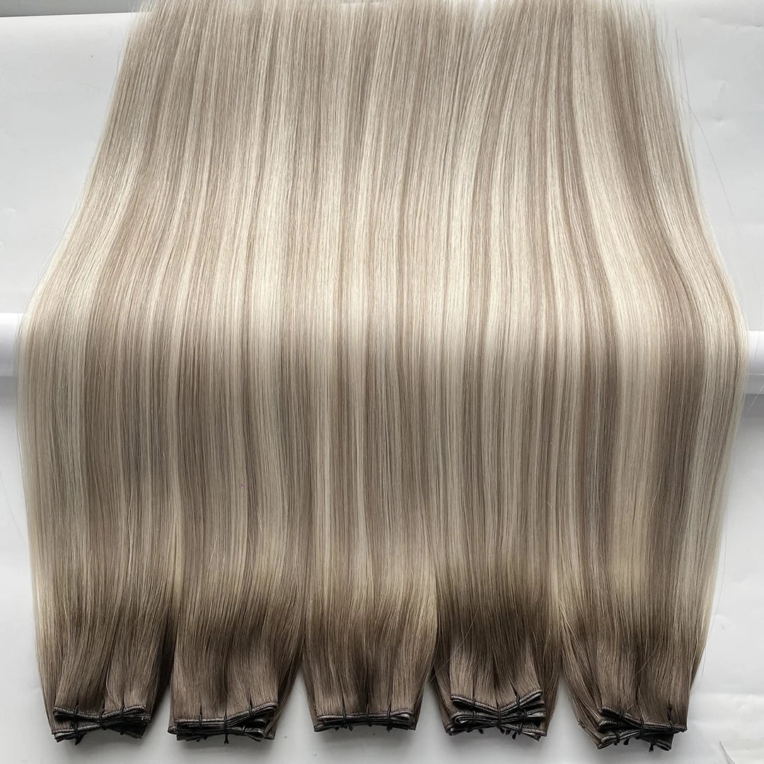 2025 New Trend One Donor 100% Human Skin Thin Genius Weft Hair Extensions