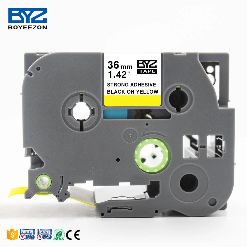 Compatible Laminated Waterproof Label Tape Tze661 Tz-661 Tzc-661 Tz661 Label Cassette for Brother Printer Label Maker