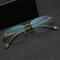 Rimless Design Small Fashion  Trendy Men Women Designer Shades 2022 Vintage Customized Logo Optical Frames