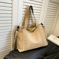 Large Durable Lightweight Zipper Tote Bag for Women with Pockets Polyester Shoulder Strap and Large Capacity for Travel