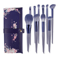 High Quality Wholesale 10PCS Fashion Purple Color Makeup Brush Set Foundation Brush Eyeshadow Makeup Brush Kits