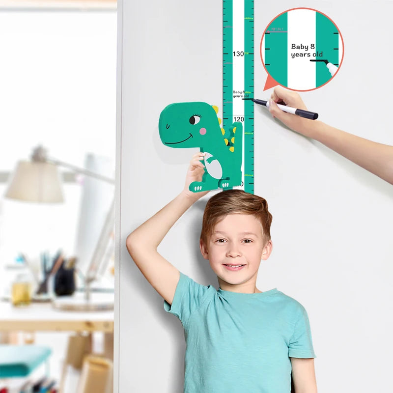 Dinosaur Children Custom Printed Height Ruler Kids Growth Chart Ruler