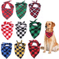 Wholesale Hot Sale 100% Cotton Plaid Pet Dog Scarf Custom Dog Product