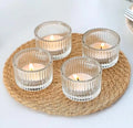 Jar for Wax Making Cylinder Transparent Luxury Classic Empty Glass Candle Cup or Holder for Air Freshener