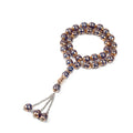New Arrival Wholesale Tasby Maple Leaf Crystal Tasbih Beads 33 Laser Beads for Muslim Prayer New Design for Ethnic Accessories