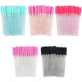 Disposable Silicone Gel Eyelash Brush Mascara Wands Eye Lashes Extension Tool Professional Beauty Eyelash Makeup Supplies