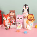 10 Pcs/Pack Cartoon Lion Decoration Greeting Card Sweet Cookie Sugar Candy Bag Gifts Packaging Bags for Kids Birthday Party