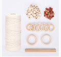 Bohemia Art decoration Customizable DIY macrame plant hangers kit for adults beginners