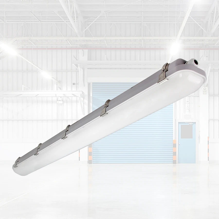 UL DLC Premium 2ft 4ft 5 Years Warranty 100-277v 130lm/w Ip66 Waterproof Led Tri-proof Light for Garage