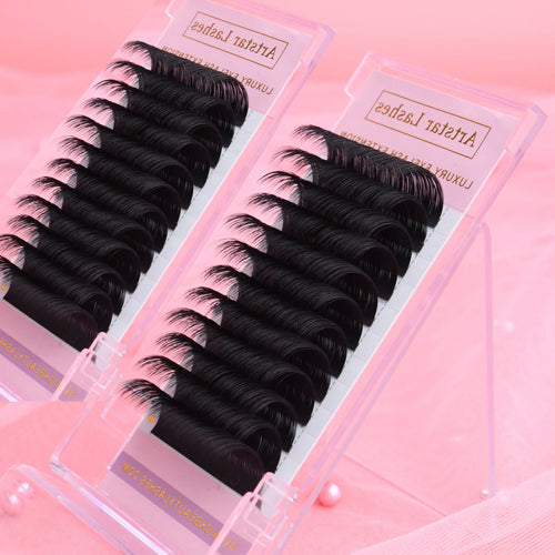 0.03 0.05 0.07 0.10mm Russian Volume Lash Trays 8-25mm Velvet Cashmere Eyelash Extension