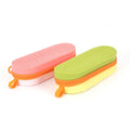 Wear-Resistant Protective Box Anti-Drop Breathable Features Cosmetic Bag Large Capacity Double-Sided Silicone Glasses Case