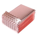Rose Gold Foam Envelope High-End Waterproof and Wear-Resistant Poly Bubble Bubble Gift Bag for Mail Postcard