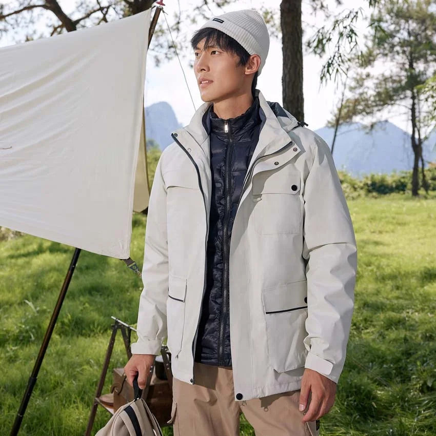 Factory OEM Men Down Jacket Men Custom Softshell Windproof Jacket