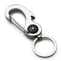 Vintage Fashion Multifunctional Keychain Creative Outdoor Compass Bottle Opener with Carabiner Made of Durable Zinc Alloy Metal