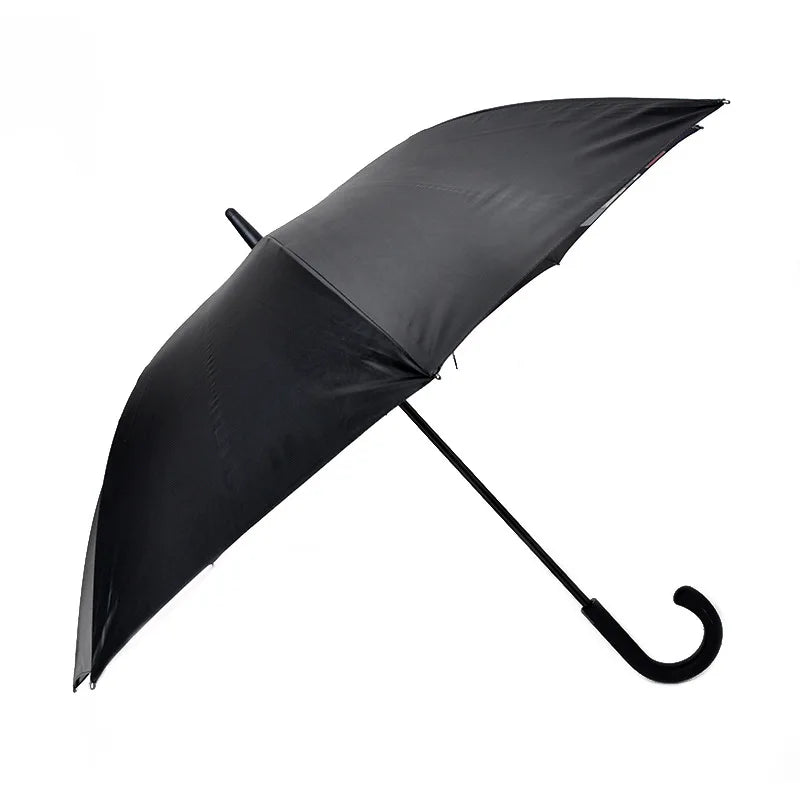 Print Custom Umbrella with Print Rain Umbrella Black Custom Brand Umbrella