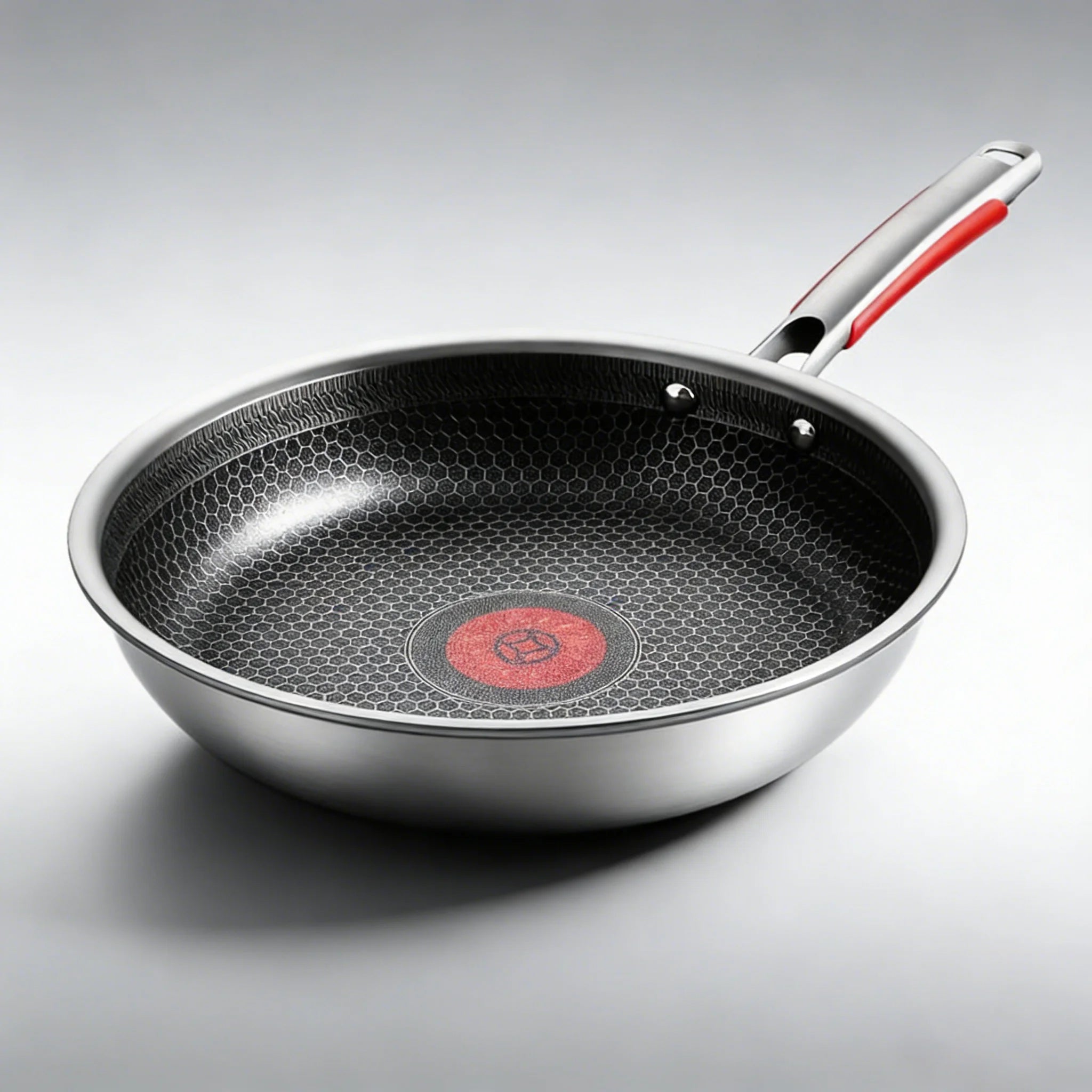 Honeycomb Non Stick Skillet Frying Pan  28cm for Gas Stove and Induction Stainless Steel Skillet 28cm