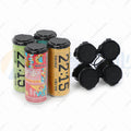 4 Pack Plastic Black Beer Carriers Can Holders for 202 Beer Cans
