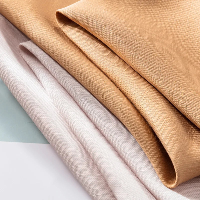 Manufacture Imitation Acetate Linen Fabric for Dress Pants Shirts