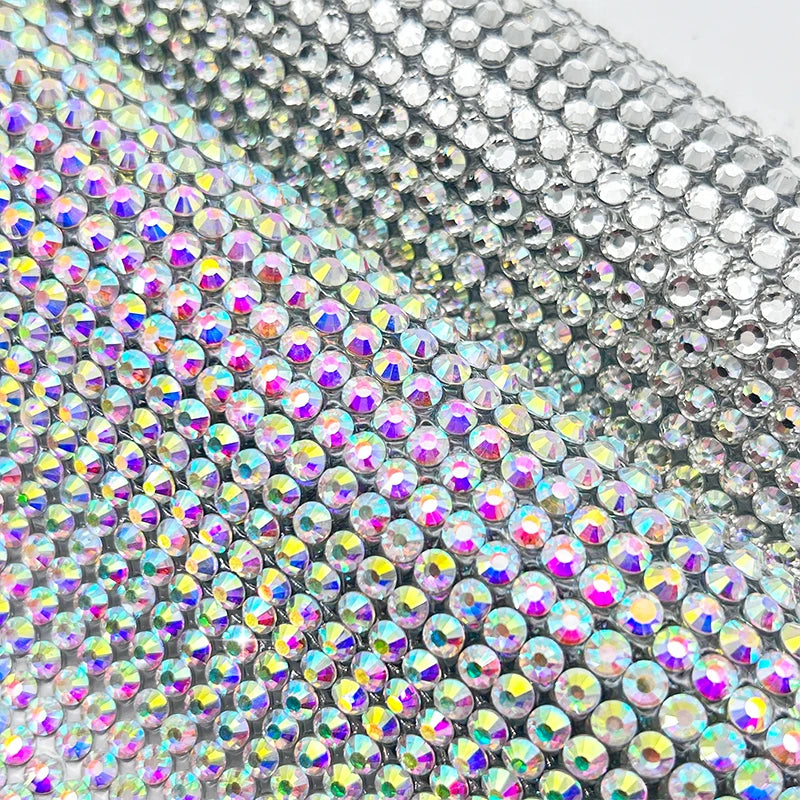 Wholesale Bling Adhesive Crystal Rhinestones Sticker Glass Diamond Rhinestone Sheet for Cup Crafts