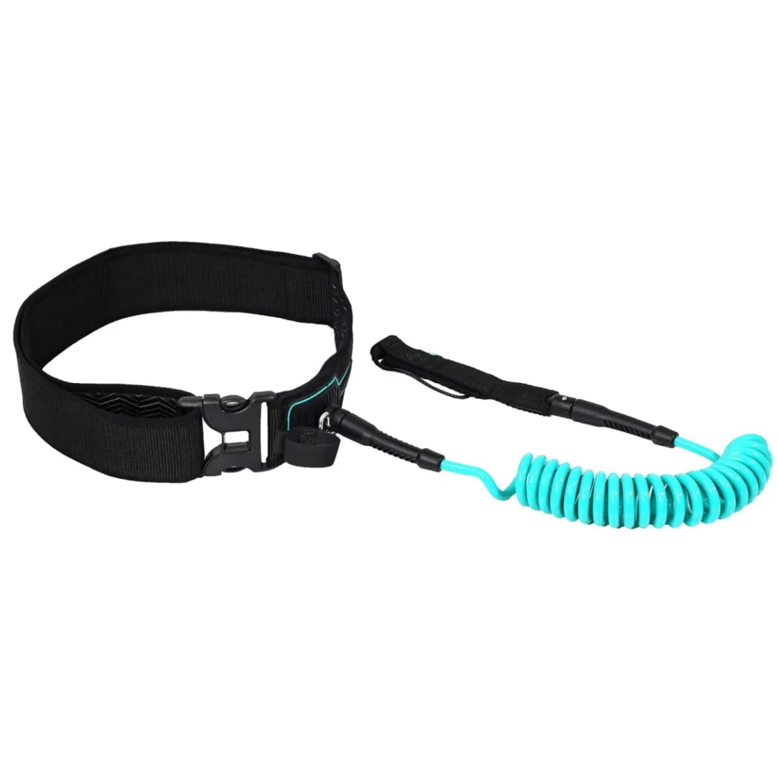 Surfboard Waist Leash 7mm Thick 10ft Coiled Surf Board Leash SUP Stand up Paddleboard Leash