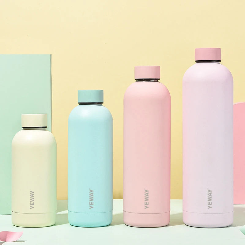 Yeway 2023 New Design Custom Water Bottle Reusable Botella De Agua Water Bottle Double Wall Stainless Steel Gym Water Bottle