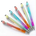 Custom Logo Metal Ballpoint Pen with Stylus 1.0mm Bright Color Touch Screen Pen Promotional Gift for Office Sports