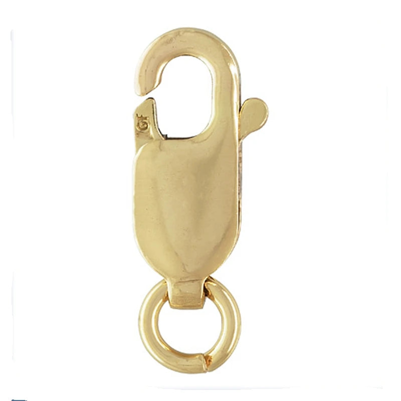 No Fade 8/10/12mm DIY Jewelry Bracelet Necklace Parrot Buckle Gold Filled Lobster End Clasps