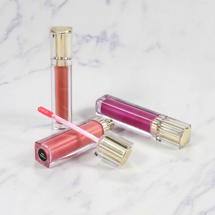 High Glitter clear Lipgloss Base Cosmetics Vendors Lip Gloss Private Label