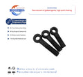 DIN444 M16/M18 Carbon Steel Class 8.8/10.9 Black Oxide/Zinc Plated 20mm Industrial Eye Bolt