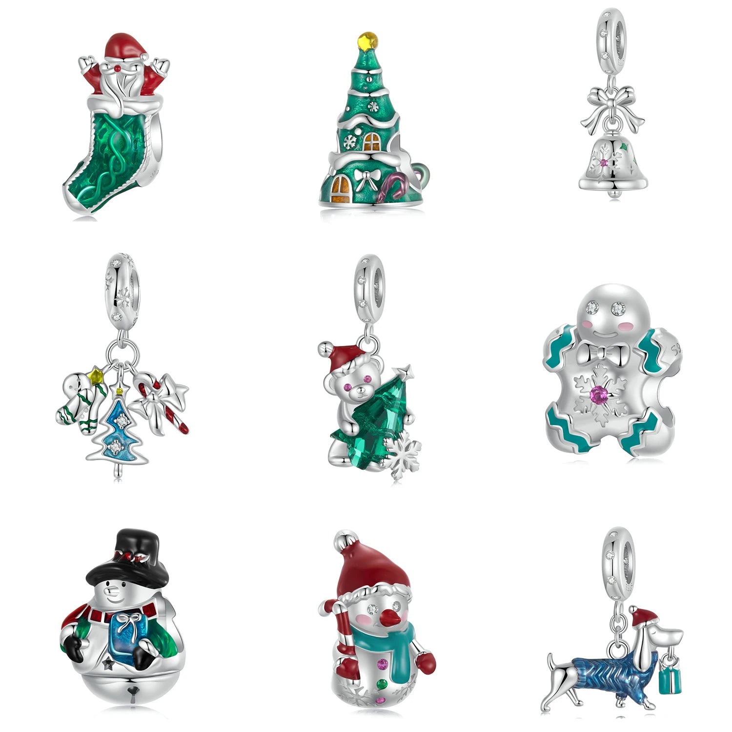 Christmas Gift Wholesale Sterling Silver Necklaces for Women Jewelry Lucky Charm Silver Pendant Silver 925 Necklace for Girl