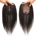 LONGFOR Wholesale Popular Real Hair Top Light Cover White Hair Woman Replacement Topper