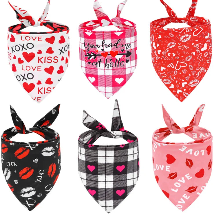 Wholesale Custom Soft Comfortable Classic Personalized Pet Triangle Dog Custom Pet Bandana