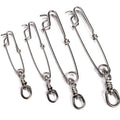 New Factory Long Line Catch Clip Stainless Steel Tuna Clip with Rolling Spin Shark Clip Fishing Gear