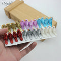 24pcs Glitter Artificial Simulation Foam Bird Feather Mini Cute Birds Ornaments DIY Craft Christmas Tree Wedding Decor SD202