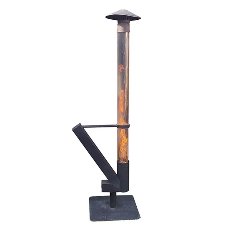 Small Outdoor Freestanding Pellet Patio Heater Portable Biomass Pellet Stove for Garden Parties
