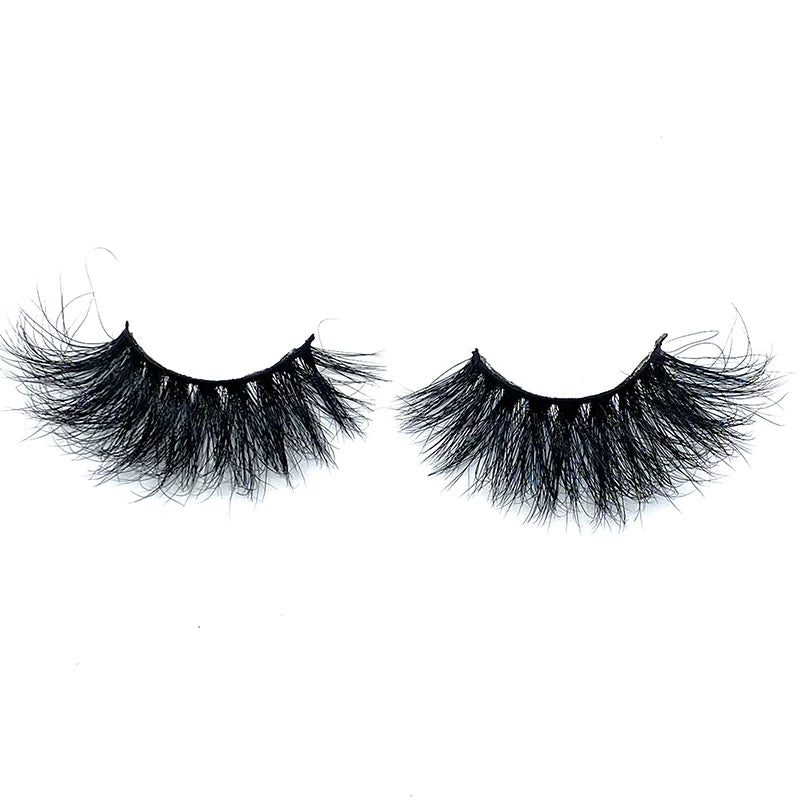 Top Selling 25MM False Eyelashes Natural Long 3D Mink Eyelashes Wholesale Handmade Full Strip Eyelashes