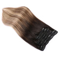 Top Grade Wholesale Double Drawn Brazilian Human Hair Clip in Hair Extensions Xinda Hair Products