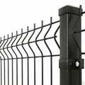 High Quality 3D Curved Heat Treated Stainless Steel Welded Wire Mesh Garden Fence with PVC Coating for Outdoor Home Decor