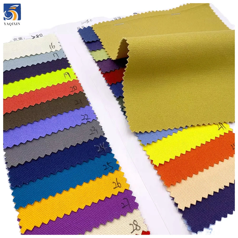 A746 Wholesale 7.5OZ 210gsm Fine Canvas Fabric Workwear 100% Cotton Fabric Can Be Used for Bags