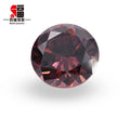 Baifu Jewelry Top Quality Loose Round Dark Rhodolite Zircon