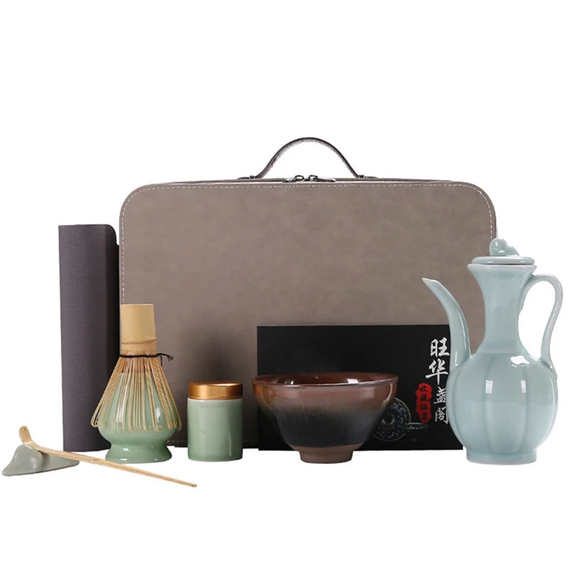 Japanese-Style Matcha Tea Set Bamboo Brush and Bowl From Song Dynasty Coffee & Tea Tool Set
