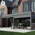 Garden Sets Outdoor Furniture Patio Modern Motorized Opening Roof Waterproof Aluminum Garden Pergola