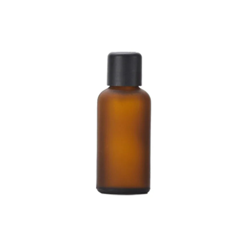 Spot Tea Colored Frosted Glass Essential Oil Bottle 10ml Anti-theft Big Head Cap Cosmetic Sorting Bottle Light Proof