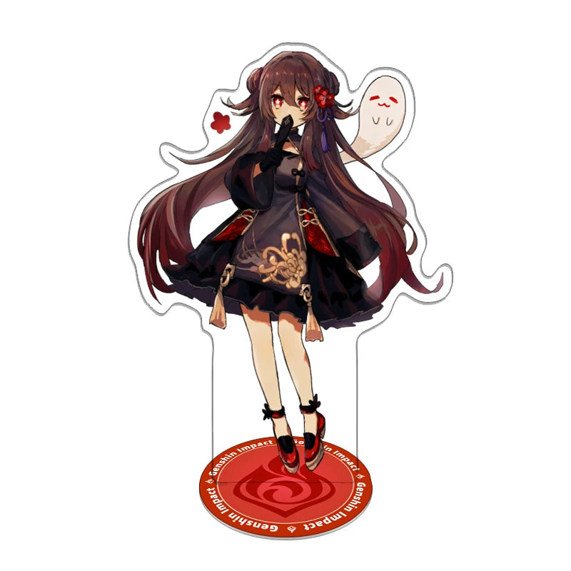 Anime Acrylic Standees Custom 2D Graphics Clear Acrylic Stand for Exhibition and Retail