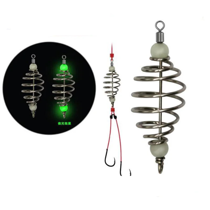 RC XXY-0581 Durable Metal Bait for Spring Carp Feeder Cages 2.3x6.7cm